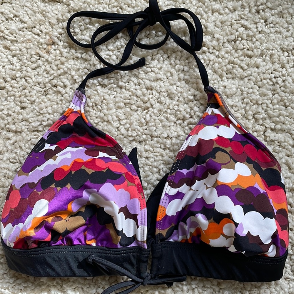 Kenneth Cole Reaction colorful bikini top